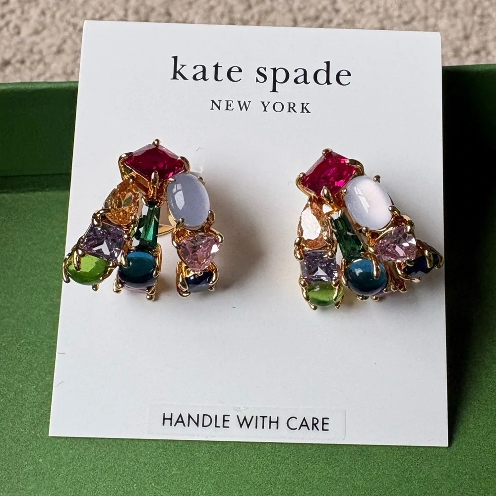 Kate Spade Colorful Gemstone Earrings - Picture 1 of 6